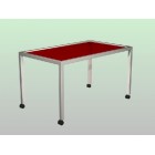Nesting Table large 27x48 31 high with acrylic