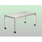 Nesting Table small 19x36 24 high with acrylic