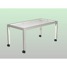 Nesting Table small 19x36 24 high with acrylic